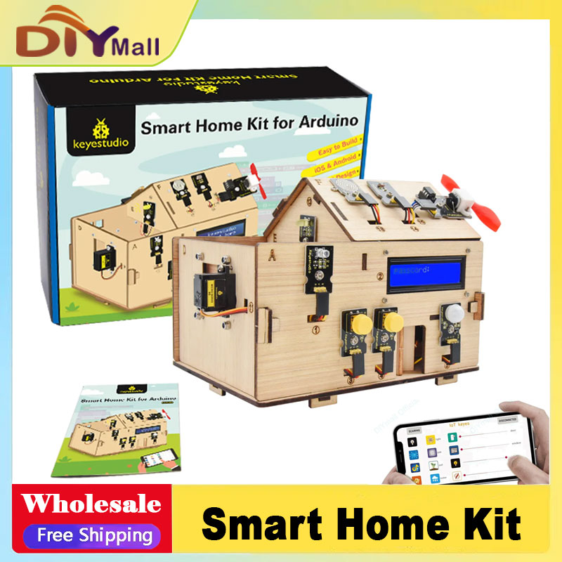 Home Automation Diy - Keyestudio Smart IoT Home Kit met