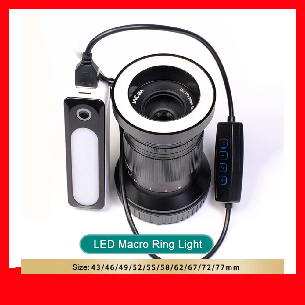 Tasmota Flash Tool - 43 ~ 77mm Dimbare LED Macro