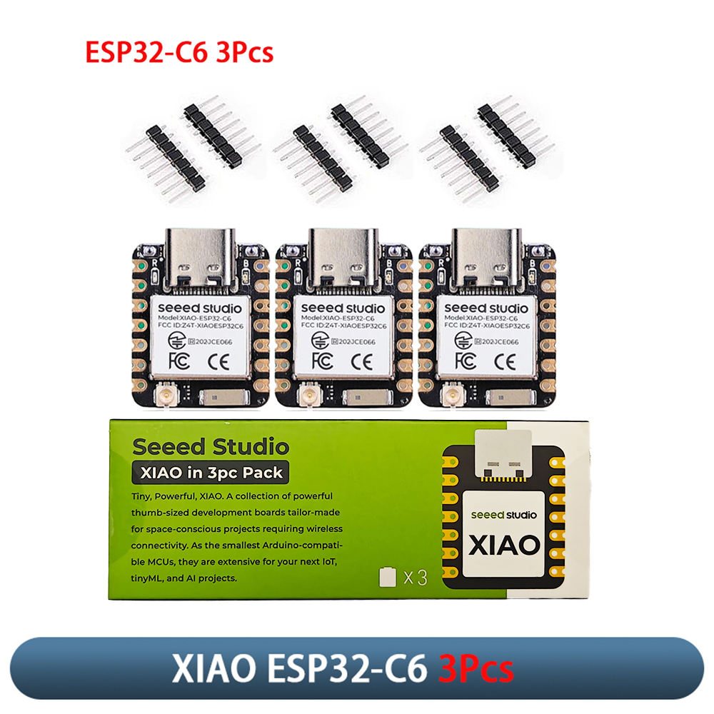 Home Automation With Arduino - XIAO ESP32-C6 3-delige ontwikkelbordmodule 2,4 GHz