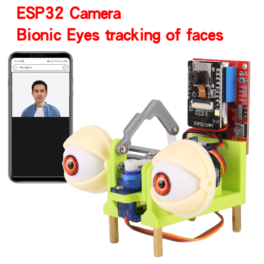 Diy Automation - WatchEye ESP32 Camera Bionische Ogen Volgen
