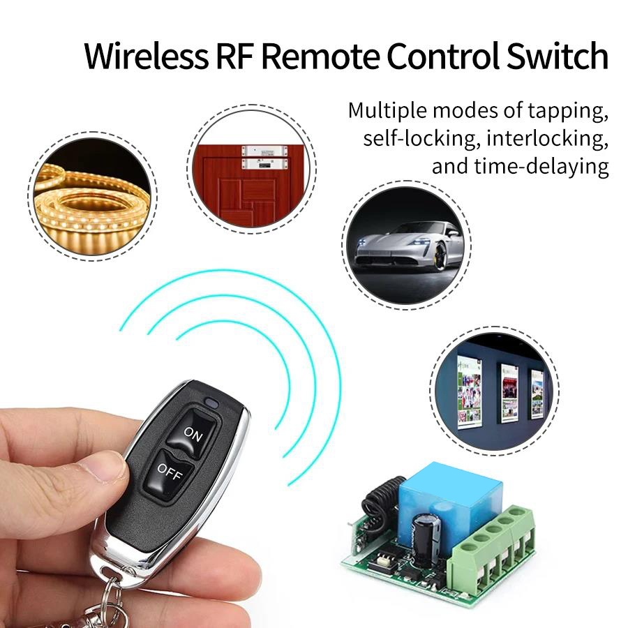 DC 12V 433Mhz RF Afstandsbedie - 433Mhz Receiver Module recensie en prijs