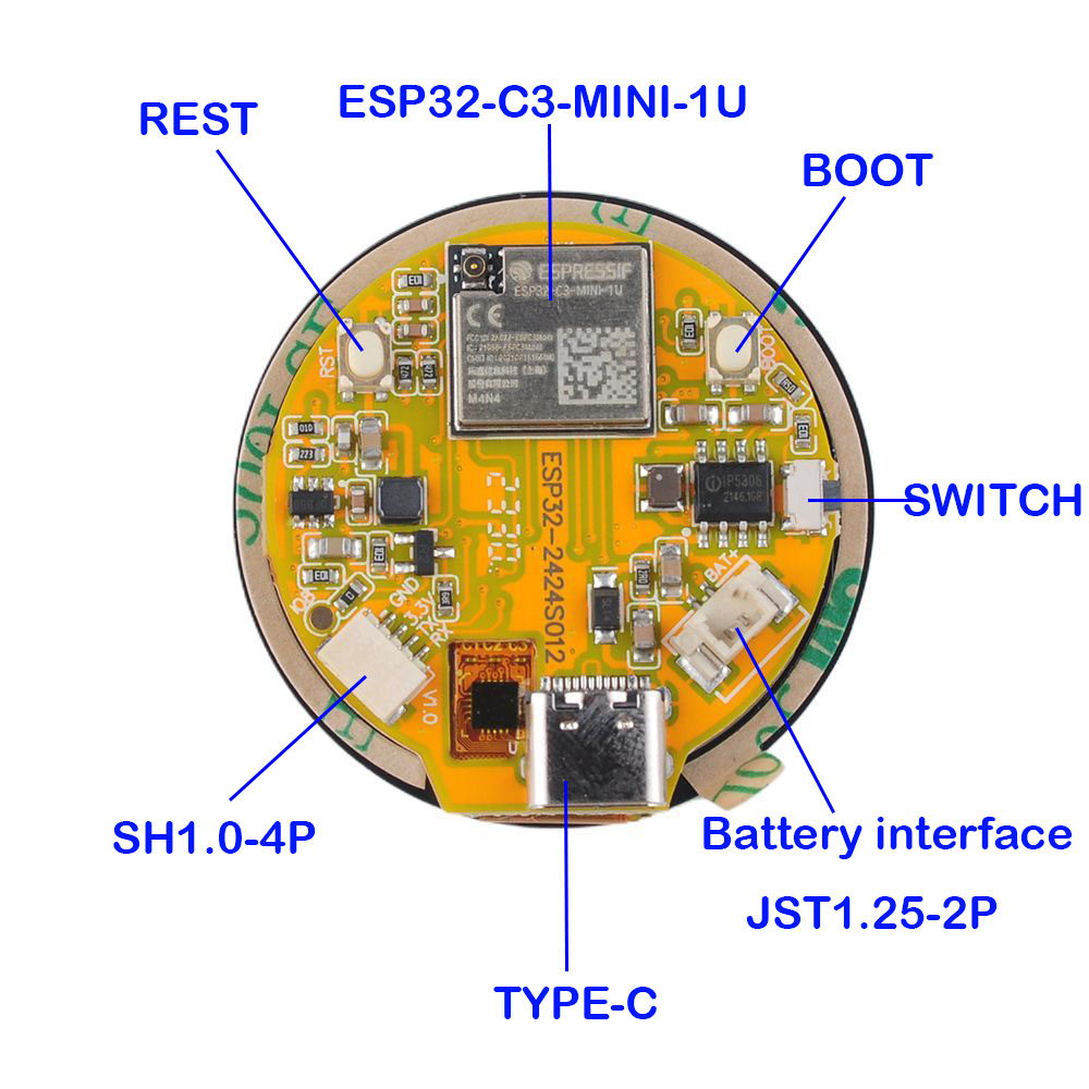 ESP32 Display 1,28 inch ESP32- - Home Automation With Arduino recensie en prijs