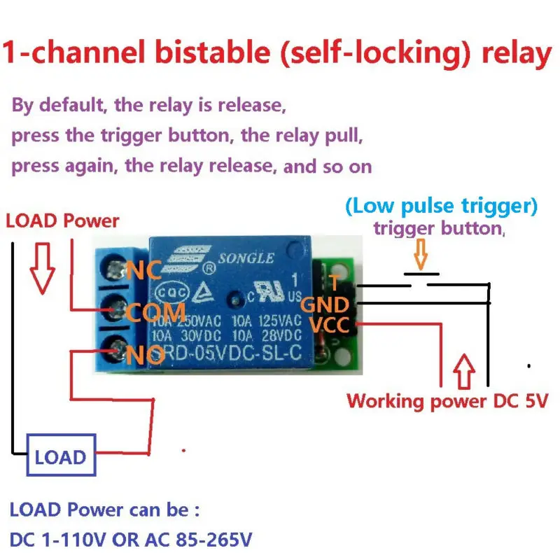 Flip-Flop Latch Relay Module B - Home Automation With Arduino recensie en prijs