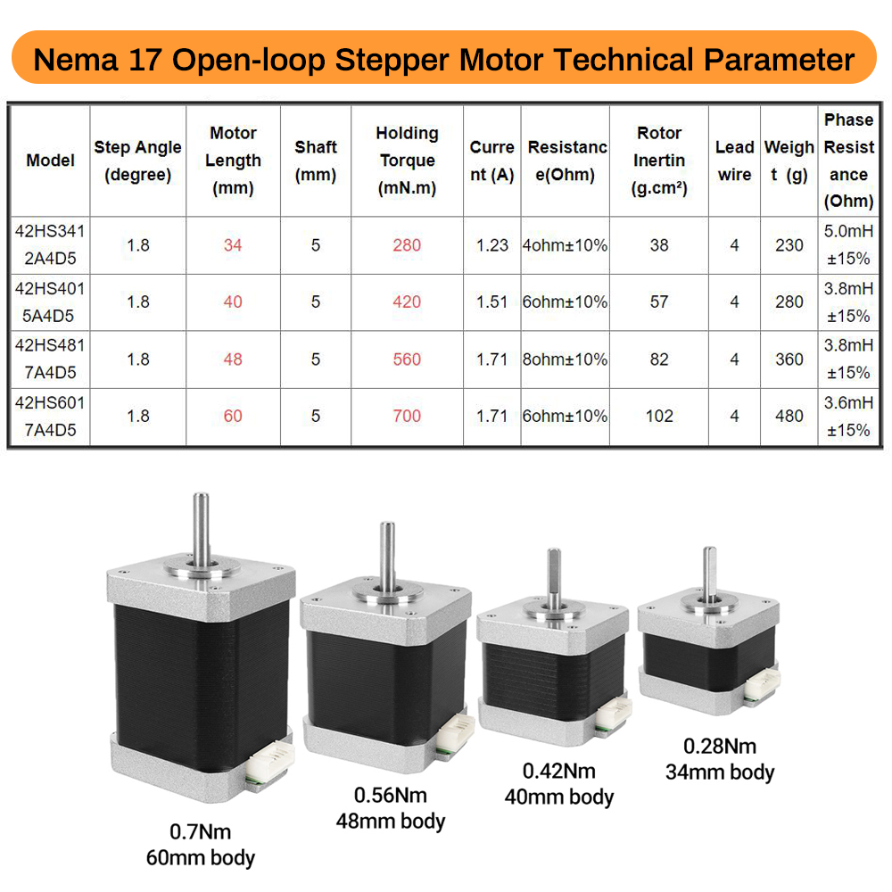Nema17 Stappenmotor 42 Motor 4 - Diy Automation recensie en prijs