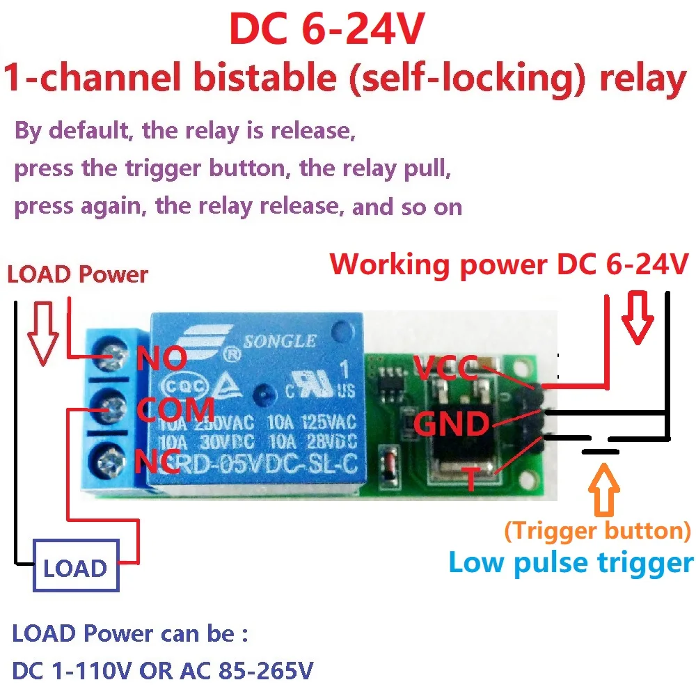 DC 6V 9V 12V 24V Flip-Flop Lat - Home Automation With Arduino recensie en prijs
